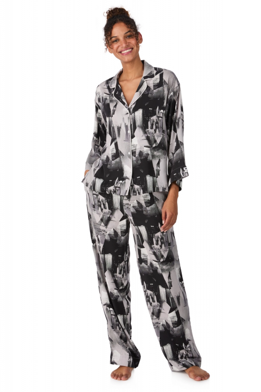 Пижама с брюками DKNY Midtown Edge, черный YI90114 Триумф 43 (Triumph)